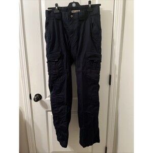 5.11 Tactical Women’s Size 12 Long Navy Cargo Pants Work Utility Outdoor
